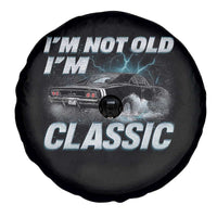 Vintage I'm Not Old I'm Classic Spare Tire Cover Funny Car Graphic Racing Drift Car