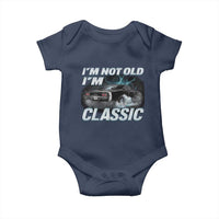 Vintage I'm Not Old I'm Classic Baby Onesie Funny Car Graphic Racing Drift Car