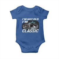 Vintage I'm Not Old I'm Classic Baby Onesie Funny Car Graphic Racing Drift Car