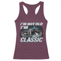 Vintage I'm Not Old I'm Classic Racerback Tank Top Funny Car Graphic Racing Drift Car
