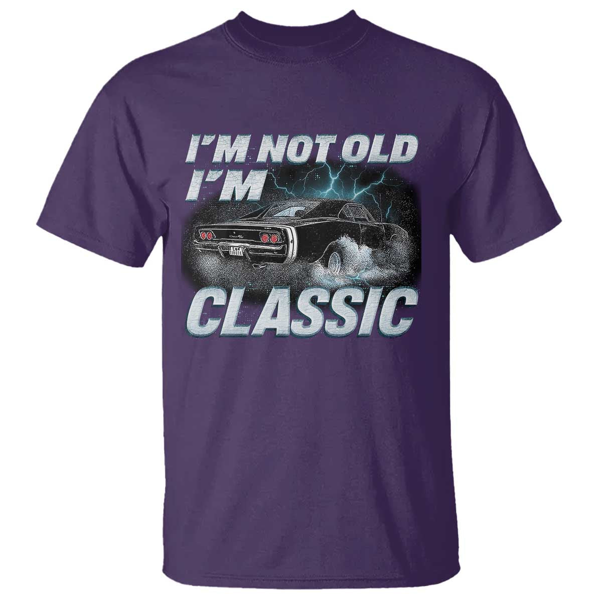 Vintage I'm Not Old I'm Classic T Shirt Funny Car Graphic Racing Drift Car