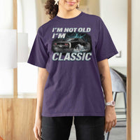 Vintage I'm Not Old I'm Classic T Shirt For Women Funny Car Graphic Racing Drift Car