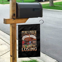 Funny Gambling Garden Flag Only A Problem If You're Losing Vintage Bootleg - Wonder Print Shop