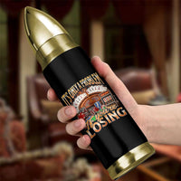 Funny Gambling Bullet Tumbler Only A Problem If You're Losing Vintage Bootleg - Wonder Print Shop