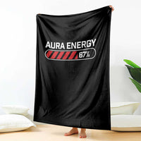 Funny Six Seven Throw Blanket Aura Energy at 67 Meme Gen Alpha Slang - Wonder Print Shop