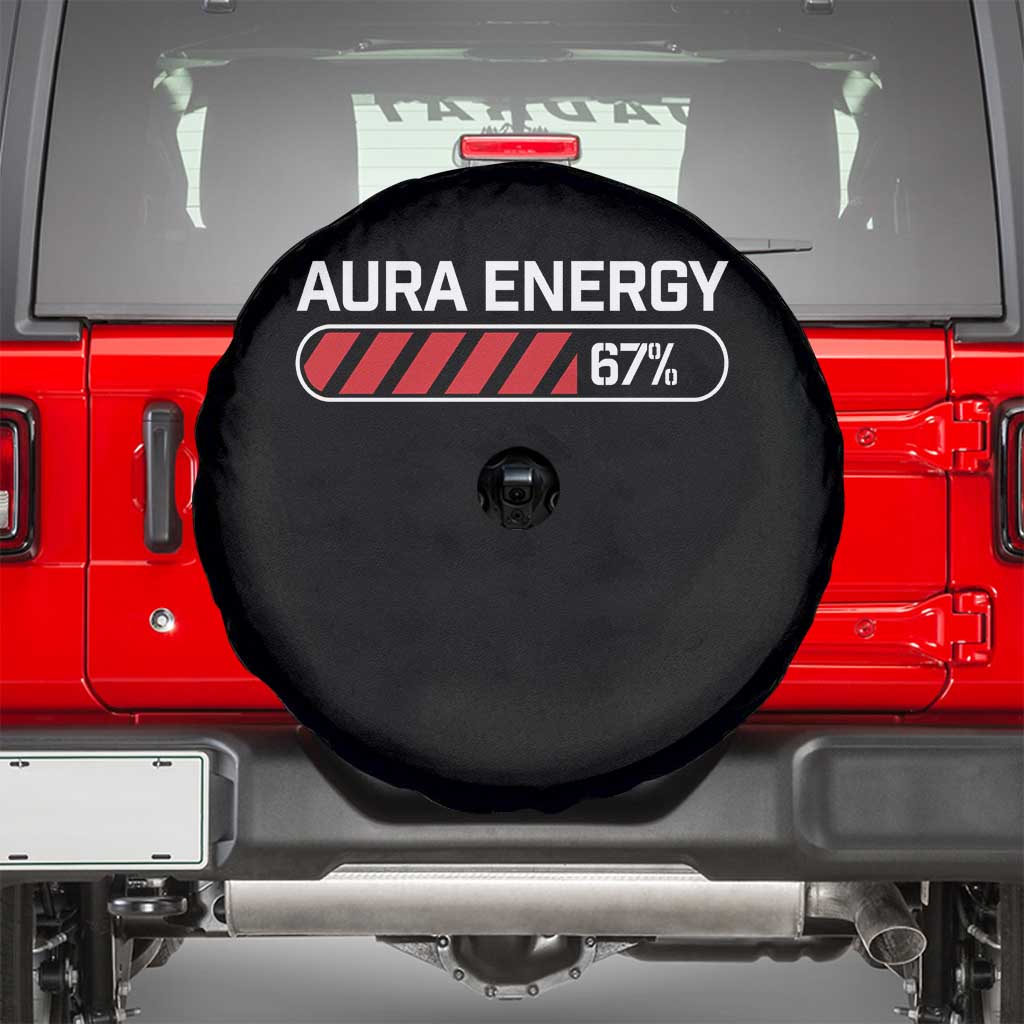Funny Six Seven Spare Tire Cover Aura Energy at 67 Meme Gen Alpha Slang - Wonder Print Shop