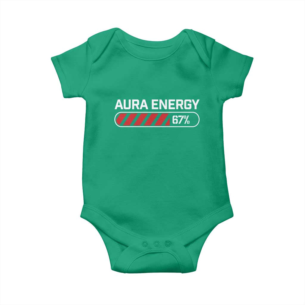 Funny Six Seven Baby Onesie Aura Energy at 67 Meme Gen Alpha Slang - Wonder Print Shop