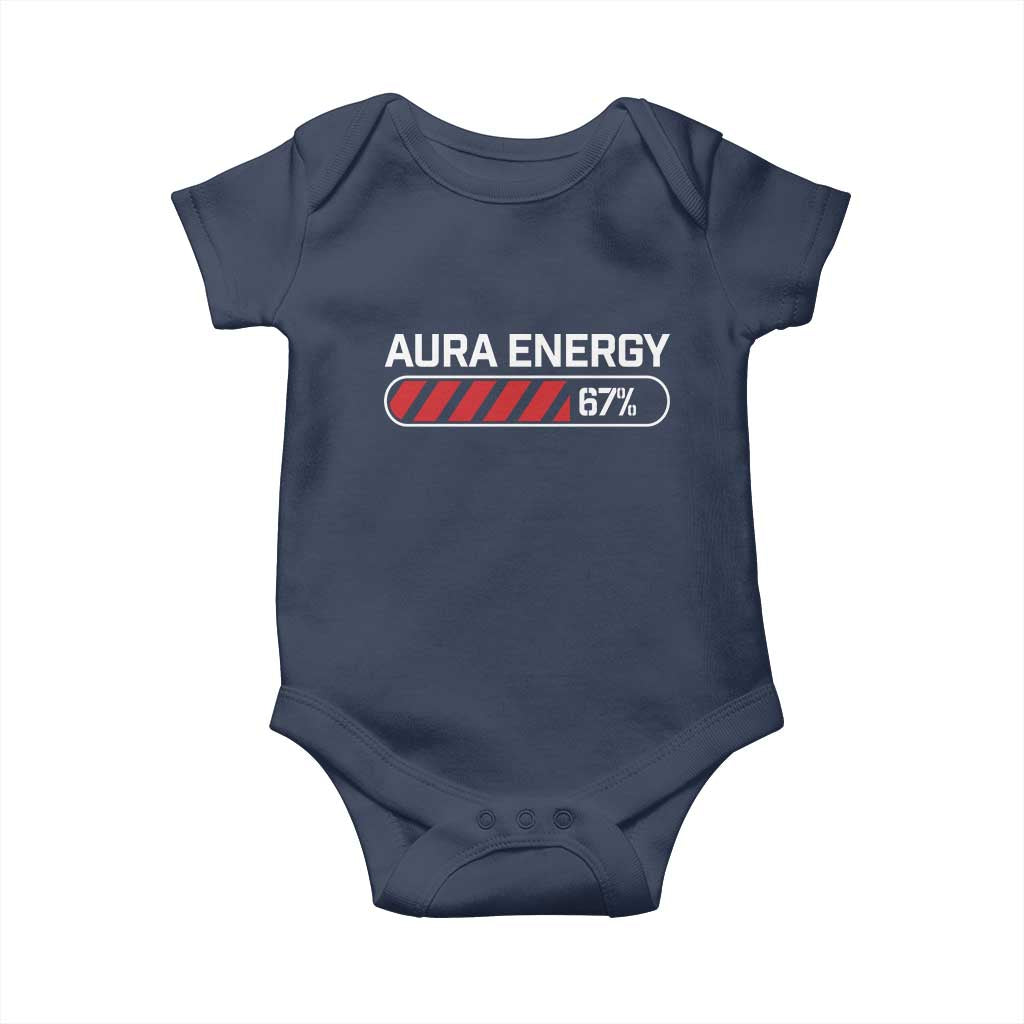 Funny Six Seven Baby Onesie Aura Energy at 67 Meme Gen Alpha Slang - Wonder Print Shop