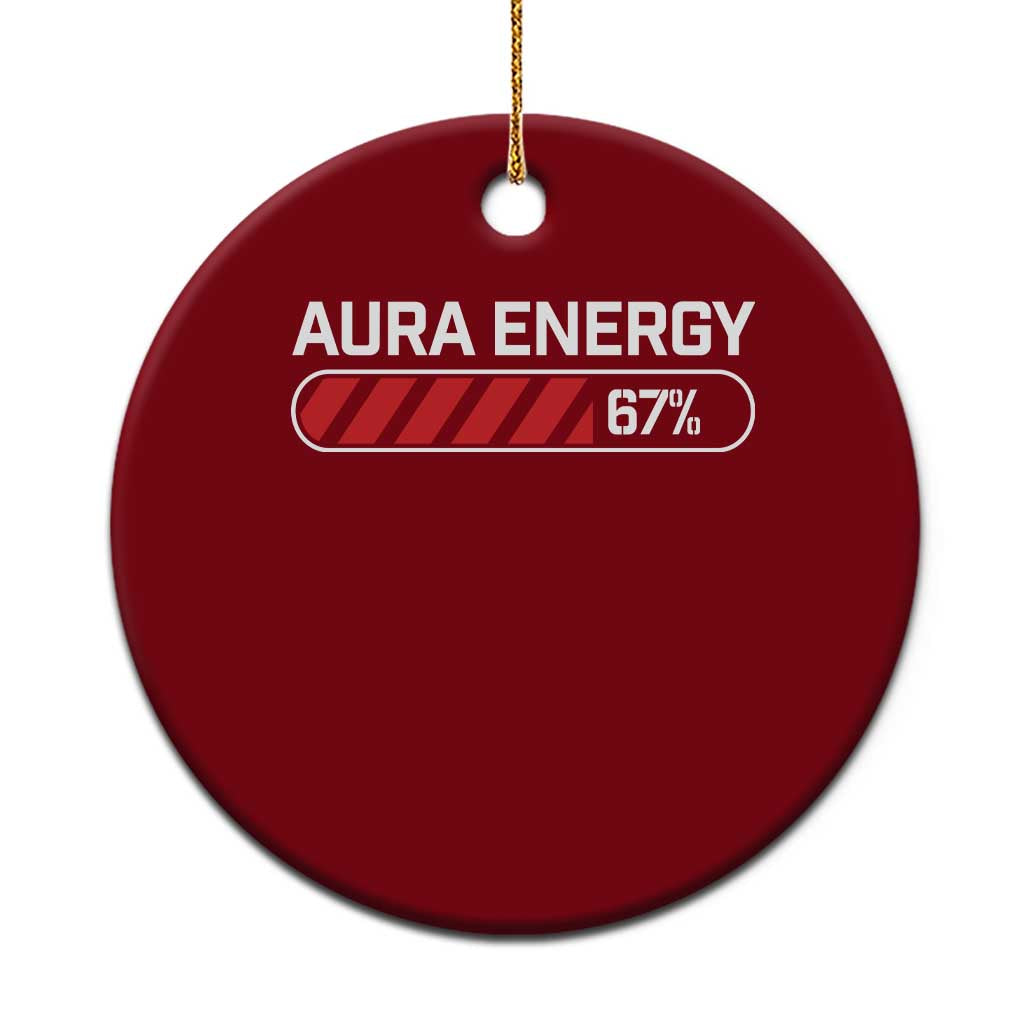 Funny Six Seven Ceramic Ornament Aura Energy at 67 Meme Gen Alpha Slang - Wonder Print Shop