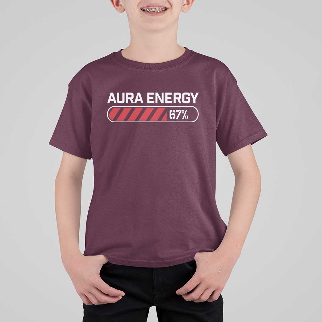 Funny Six Seven T Shirt For Kid Aura Energy at 67 Meme Gen Alpha Slang - Wonder Print Shop
