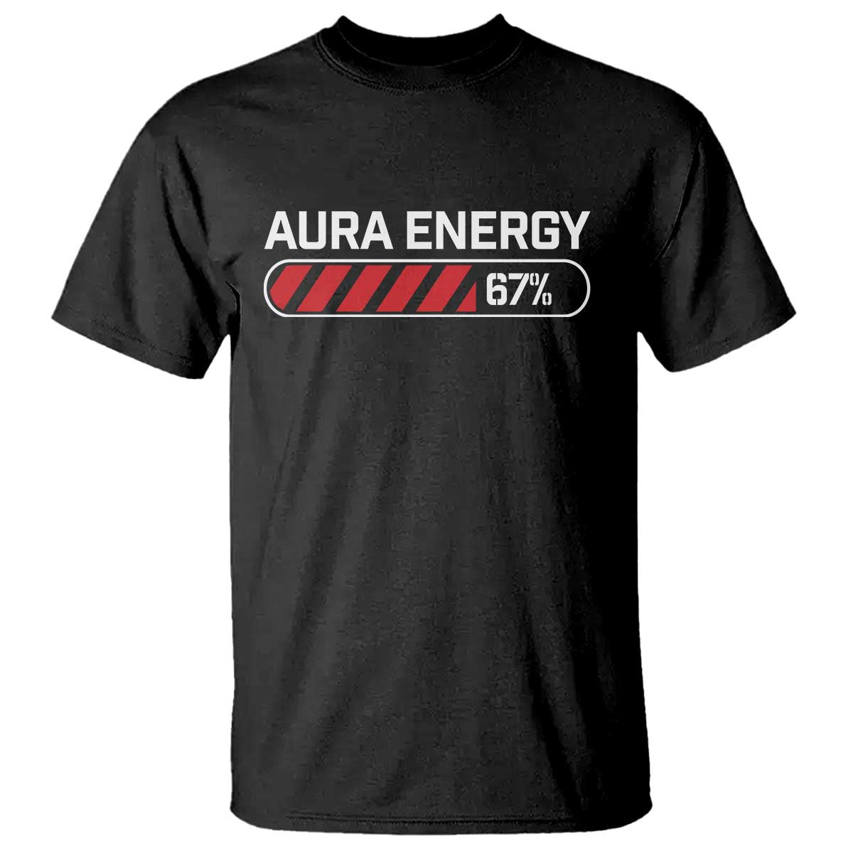 Funny Six Seven T Shirt Aura Energy at 67 Meme Gen Alpha Slang - Wonder Print Shop