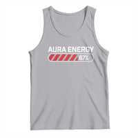 Funny Six Seven Tank Top Aura Energy at 67 Meme Gen Alpha Slang - Wonder Print Shop