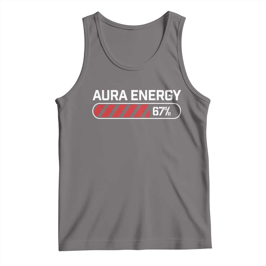 Funny Six Seven Tank Top Aura Energy at 67 Meme Gen Alpha Slang - Wonder Print Shop