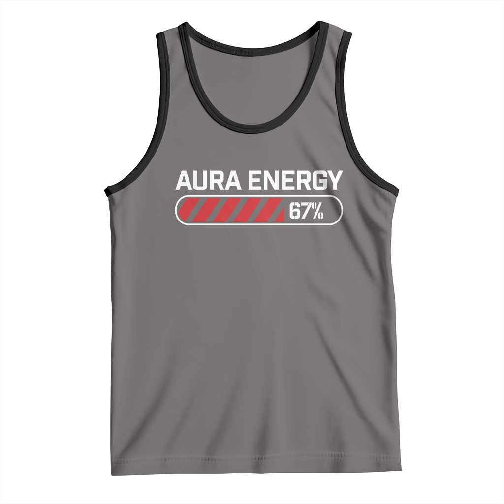 Funny Six Seven Tank Top Aura Energy at 67 Meme Gen Alpha Slang - Wonder Print Shop
