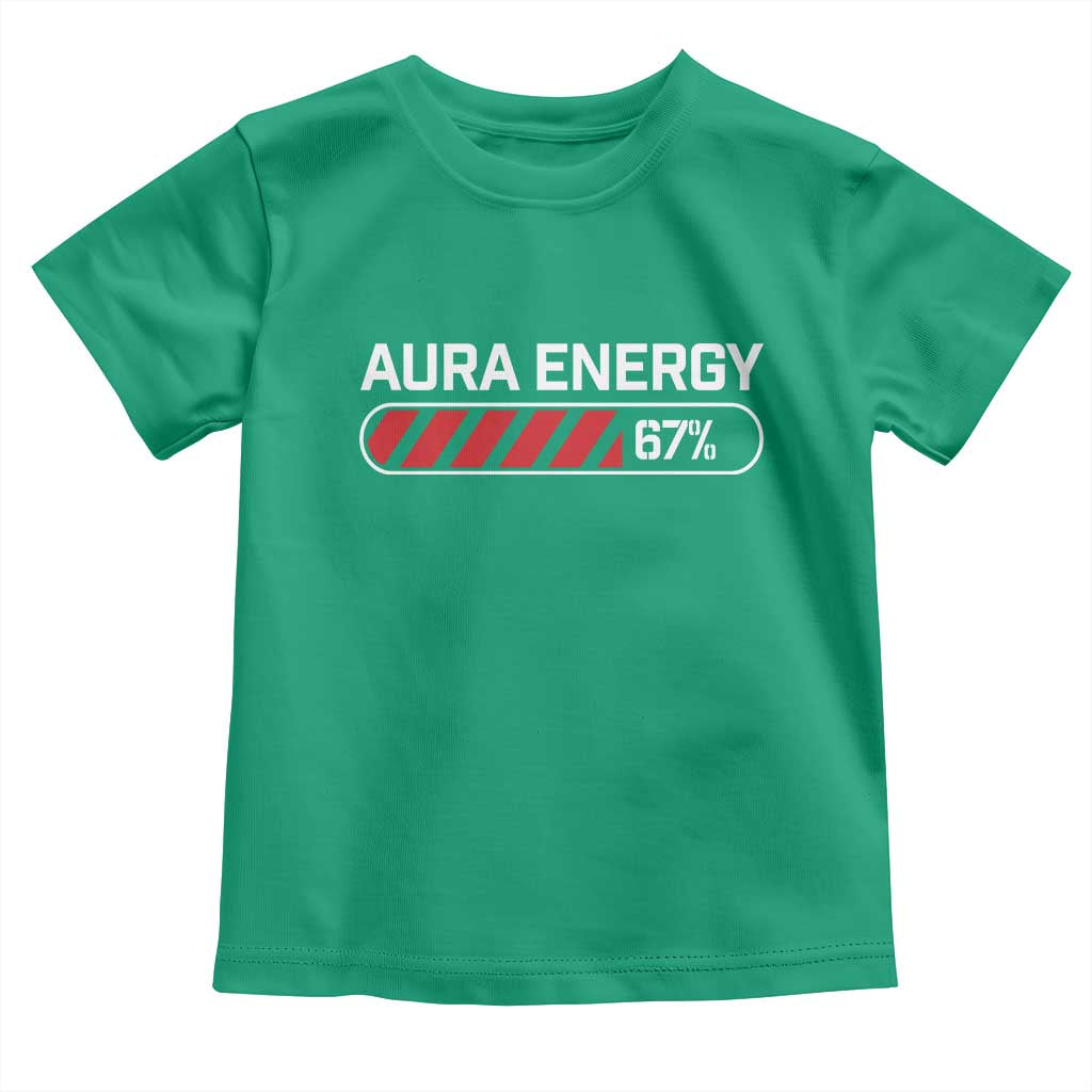 Funny Six Seven Toddler T Shirt Aura Energy at 67 Meme Gen Alpha Slang - Wonder Print Shop