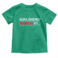 Funny Six Seven Toddler T Shirt Aura Energy at 67 Meme Gen Alpha Slang - Wonder Print Shop