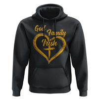 God Family Irish Hoodie Vintage Cross In Heart Christian Notre Dame Game Day - Wonder Print Shop