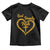 God Family Irish Toddler T Shirt Vintage Cross In Heart Christian Notre Dame Game Day - Wonder Print Shop
