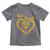 God Family Irish Toddler T Shirt Vintage Cross In Heart Christian Notre Dame Game Day - Wonder Print Shop