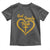 God Family Irish Toddler T Shirt Vintage Cross In Heart Christian Notre Dame Game Day - Wonder Print Shop