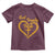 God Family Irish Toddler T Shirt Vintage Cross In Heart Christian Notre Dame Game Day - Wonder Print Shop