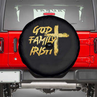 God Family Irish Spare Tire Cover Christian Faith Cross Notre Dame Game Day - Wonder Print Shop