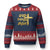 God Family Irish Ugly Christmas Sweater Christian Faith Cross Notre Dame Game Day - Wonder Print Shop
