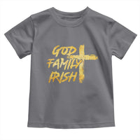 God Family Irish Toddler T Shirt Christian Faith Cross Notre Dame Game Day - Wonder Print Shop