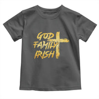 God Family Irish Toddler T Shirt Christian Faith Cross Notre Dame Game Day - Wonder Print Shop