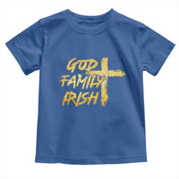 God Family Irish Toddler T Shirt Christian Faith Cross Notre Dame Game Day - Wonder Print Shop