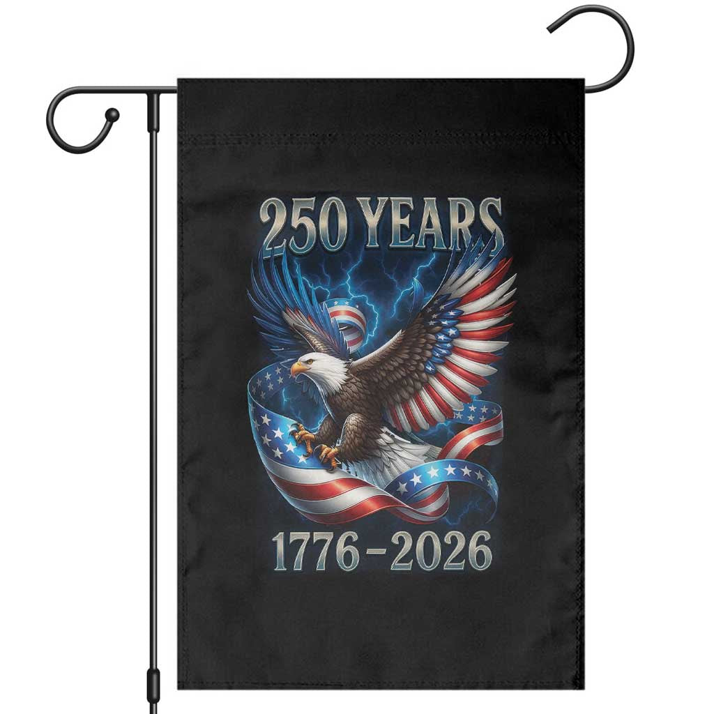 250 Years America Garden Flag Eagle and Flag 250th Anniversary USA Patriotic 1776 2026 - Wonder Print Shop