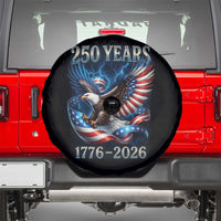 250 Years America Spare Tire Cover Eagle and Flag 250th Anniversary USA Patriotic 1776 2026 - Wonder Print Shop