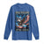 250 Years America Long Sleeve Shirt Eagle and Flag 250th Anniversary USA Patriotic 1776 2026 - Wonder Print Shop