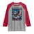 250 Years America Raglan Shirt Eagle and Flag 250th Anniversary USA Patriotic 1776 2026 - Wonder Print Shop