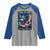 250 Years America Raglan Shirt Eagle and Flag 250th Anniversary USA Patriotic 1776 2026 - Wonder Print Shop