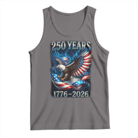 250 Years America Tank Top Eagle and Flag 250th Anniversary USA Patriotic 1776 2026 - Wonder Print Shop