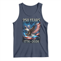 250 Years America Tank Top Eagle and Flag 250th Anniversary USA Patriotic 1776 2026 - Wonder Print Shop