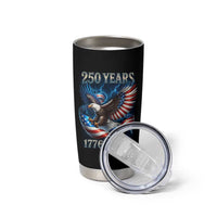 250 Years America Tumbler Cup Eagle and Flag 250th Anniversary USA Patriotic 1776 2026 - Wonder Print Shop