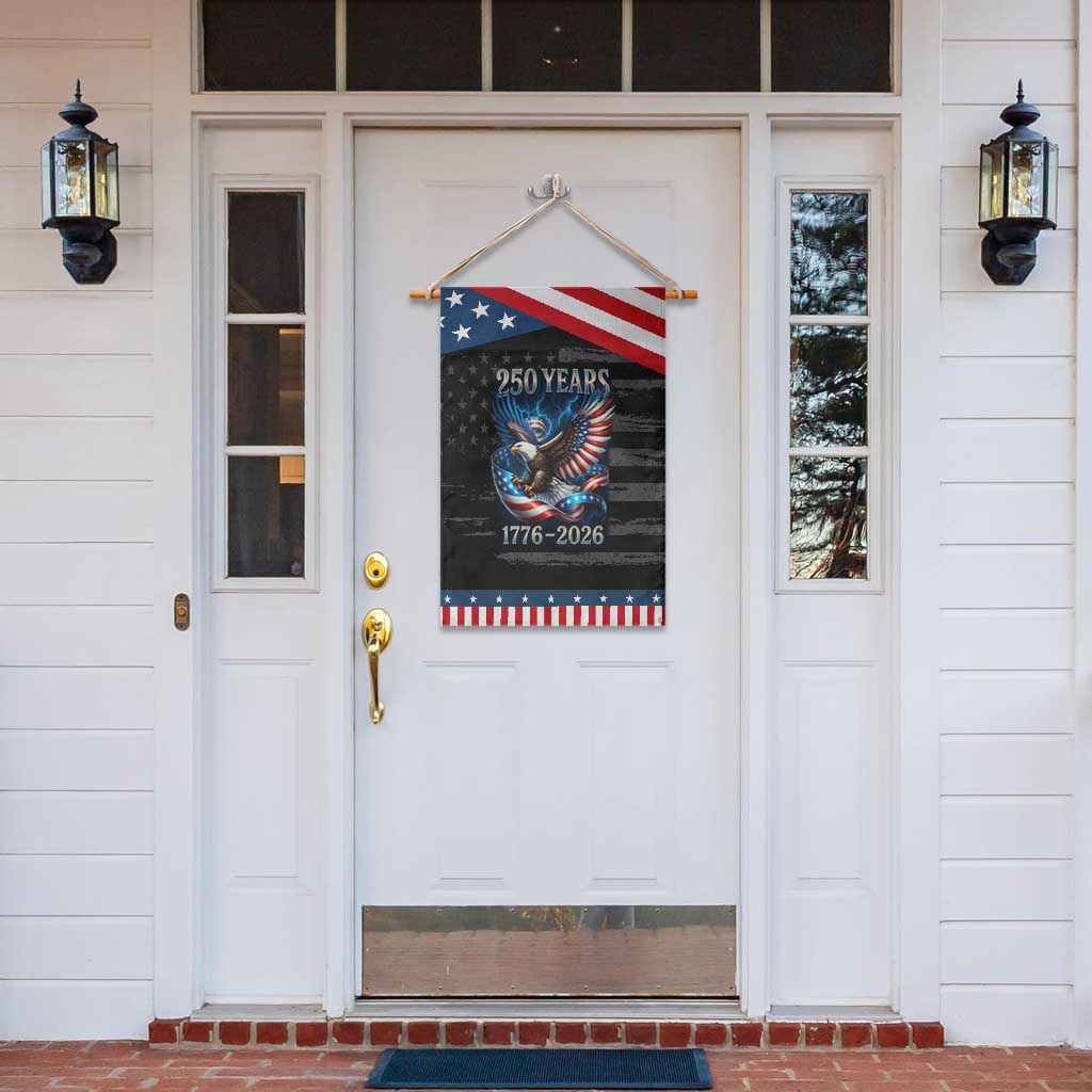 250 Years America Garden Flag Eagle and Flag 250th Anniversary USA Patriotic 1776 2026