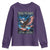 250 Years America Youth Sweatshirt Eagle and Flag 250th Anniversary USA Patriotic 1776 2026 - Wonder Print Shop