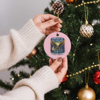 Navy Veteran 250th Anniversary Ceramic Ornament Forged of Salt and Steel US Naval Ships 250th Anniversary - Wonder Print Shop