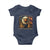 US 250th Anniversary Baby Onesie Retro Bald Eagle American Flag Patriotic Veterans - Wonder Print Shop