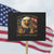 US 250th Anniversary Protest Sign Retro Bald Eagle American Flag Patriotic Veterans - Wonder Print Shop