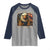 US 250th Anniversary Raglan Shirt Retro Bald Eagle American Flag Patriotic Veterans - Wonder Print Shop