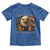 US 250th Anniversary Toddler T Shirt Retro Bald Eagle American Flag Patriotic Veterans - Wonder Print Shop