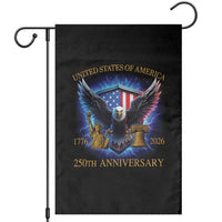 250 Years America Flag Garden Flag Eagle 250th Anniversary USA Patriotic 1776 2026 - Wonder Print Shop