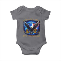 250 Years America Flag Baby Onesie Eagle 250th Anniversary USA Patriotic 1776 2026 - Wonder Print Shop