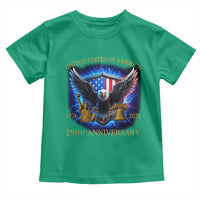 250 Years America Flag Toddler T Shirt Eagle 250th Anniversary USA Patriotic 1776 2026 - Wonder Print Shop