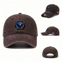 250 Years America Flag Washed Cotton Baseball Cap Eagle 250th Anniversary USA Patriotic 1776 2026