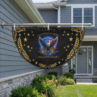250 Years America Flag Patriotic Fan Flag Eagle 250th Anniversary USA 1776 2026